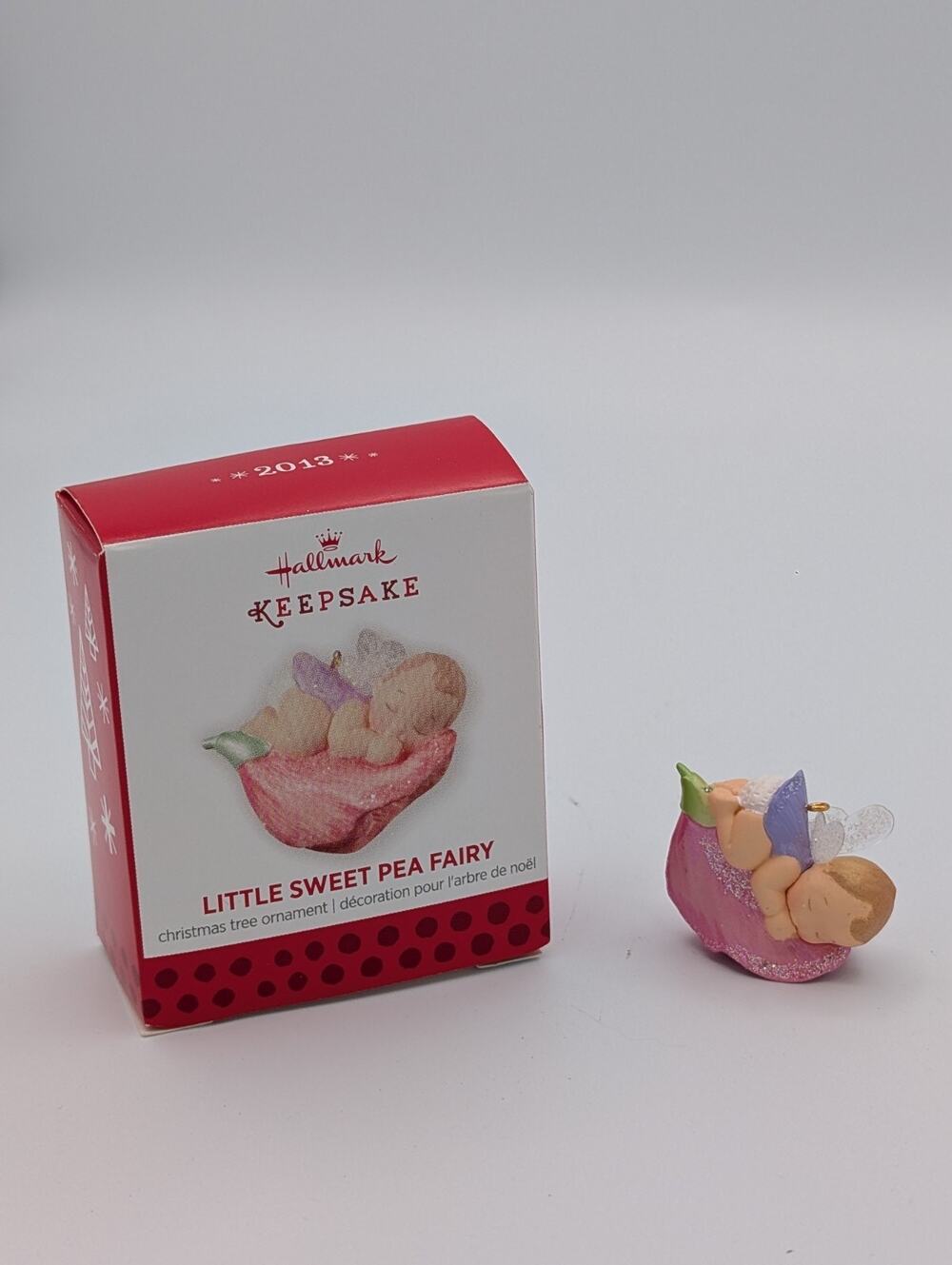 Hallmark Keepsake Ornament Little Sweet Pea Fairy Miniature 2013 Christmas MIB